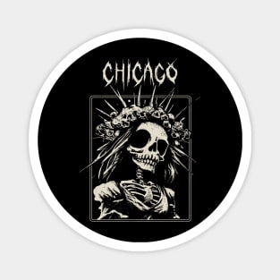 chicago spooky bride Magnet